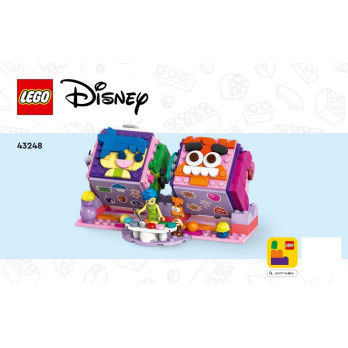 Notice / Instruction Lego Disney - Les cubes des émotions Vice-Versa 2- 43248