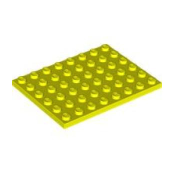 LEGO® 6464396 PLATE 6X8 - VIBRANT YELLOW
