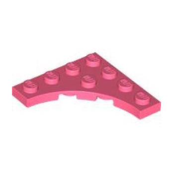 LEGO® 6400075 PLATE 4X4 ROND INV - CORAL