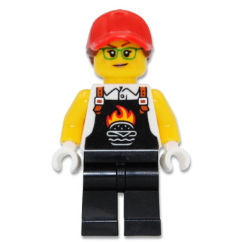 Lego® City Minifigure - Burger Truck Waitress