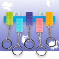 Customizable Lego® brick keychain