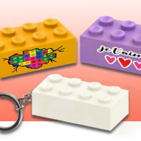 Porte-clés personnalisables en Brique LEGO®